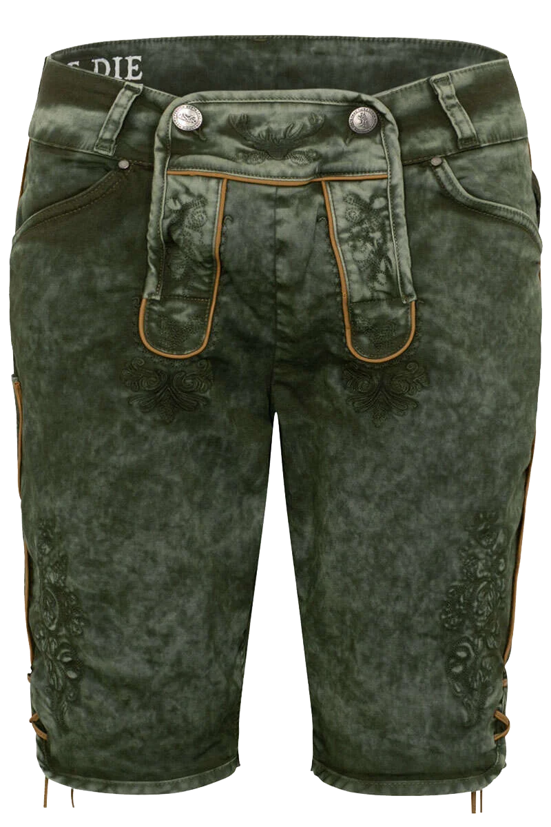 Herren Jeans 'Lederhose' kurz