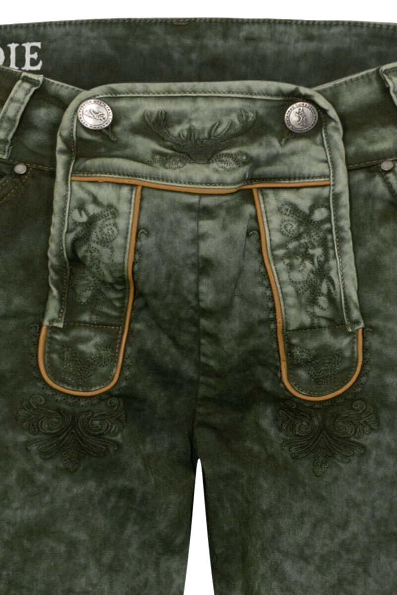 Herren Jeans 'Lederhose' kurz