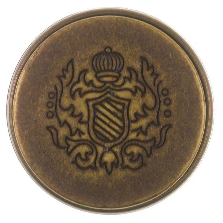 Wappen Ösenknopf messing – Trachtenknopf KGO-35M
