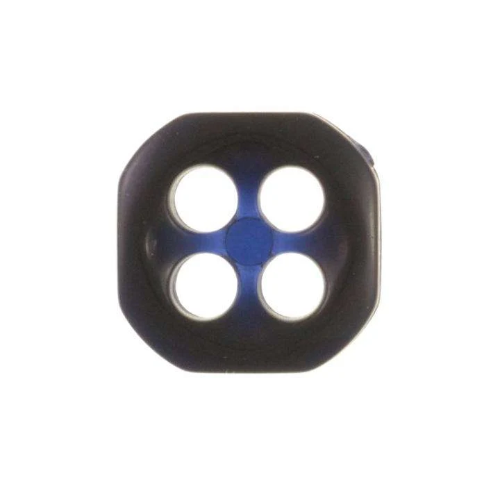 Unternähknopf Schwarz 11 mm – Kunststoffknopf UK-1