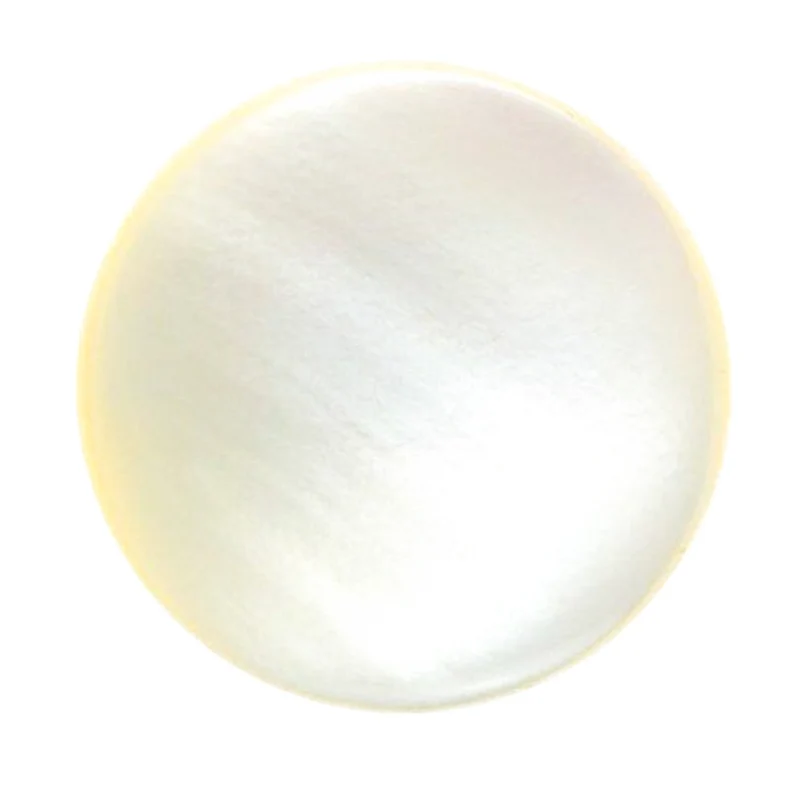 Perlmuttknopf Natur Creme/Natur Öse – PL-GR-203-117