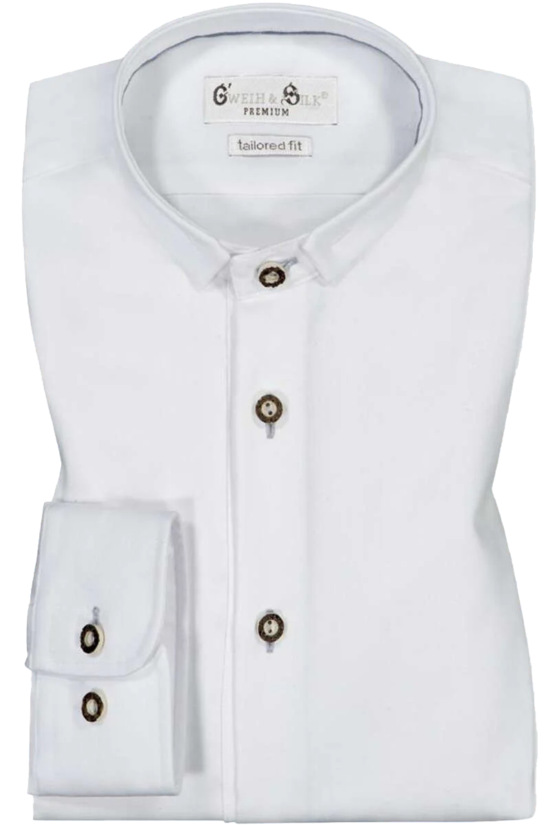 Stehkragen Trachtenhemd tailored fit