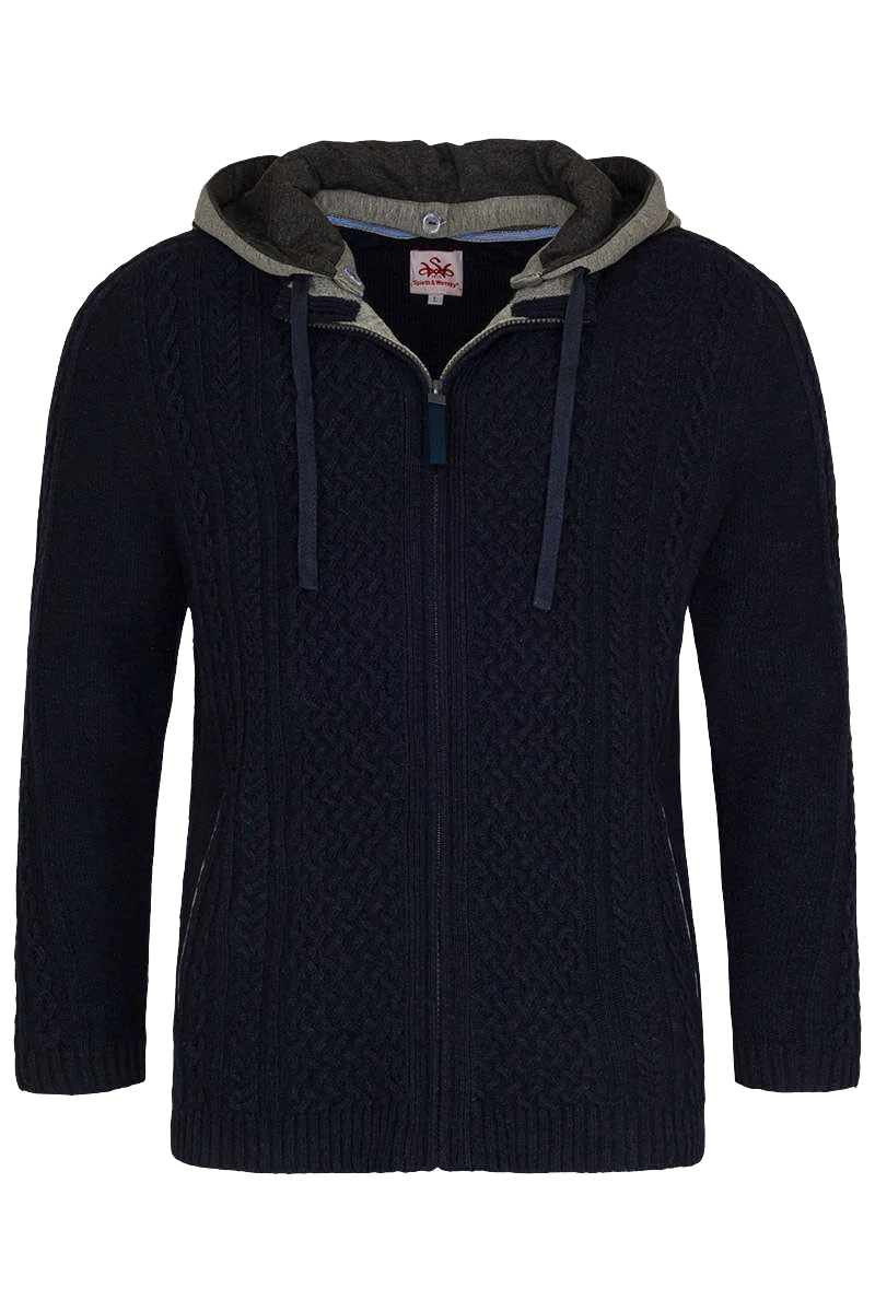 Sportliche Herren Trachtenstrickjacke
