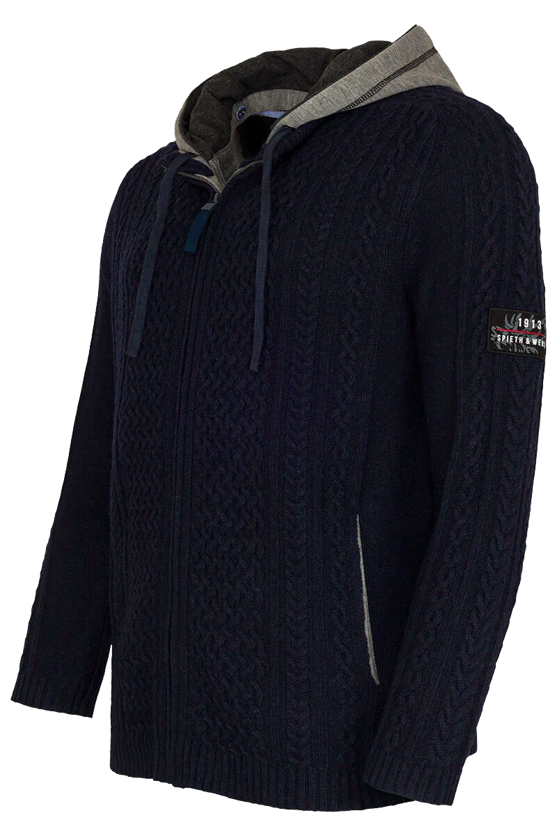 Sportliche Herren Trachtenstrickjacke