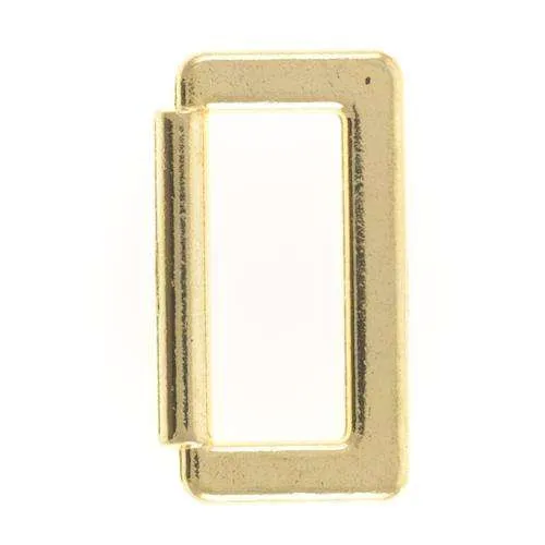 Zierschnalle Rechteck Ring Goldfarben – Metall ZS-16