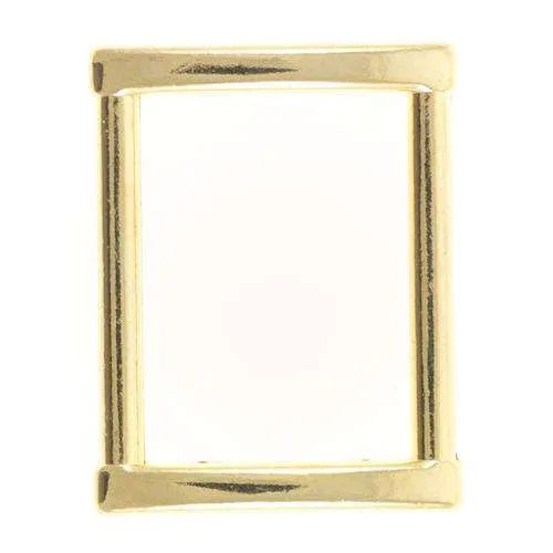 Zierschnalle Rechteck Gold – ZS-57