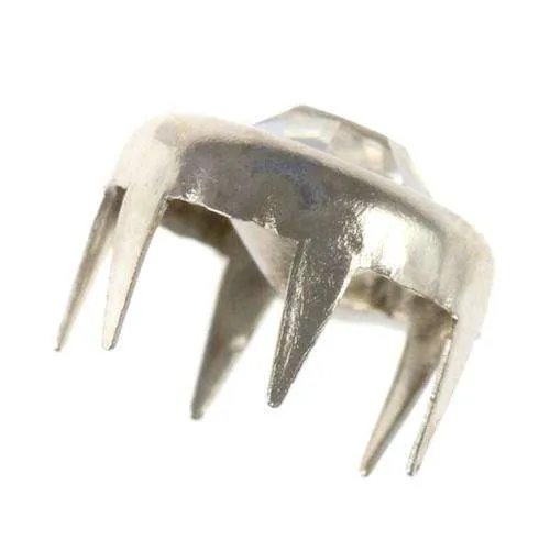 Zierniete mit Strassstein Silber – Metallniete NTZ-10