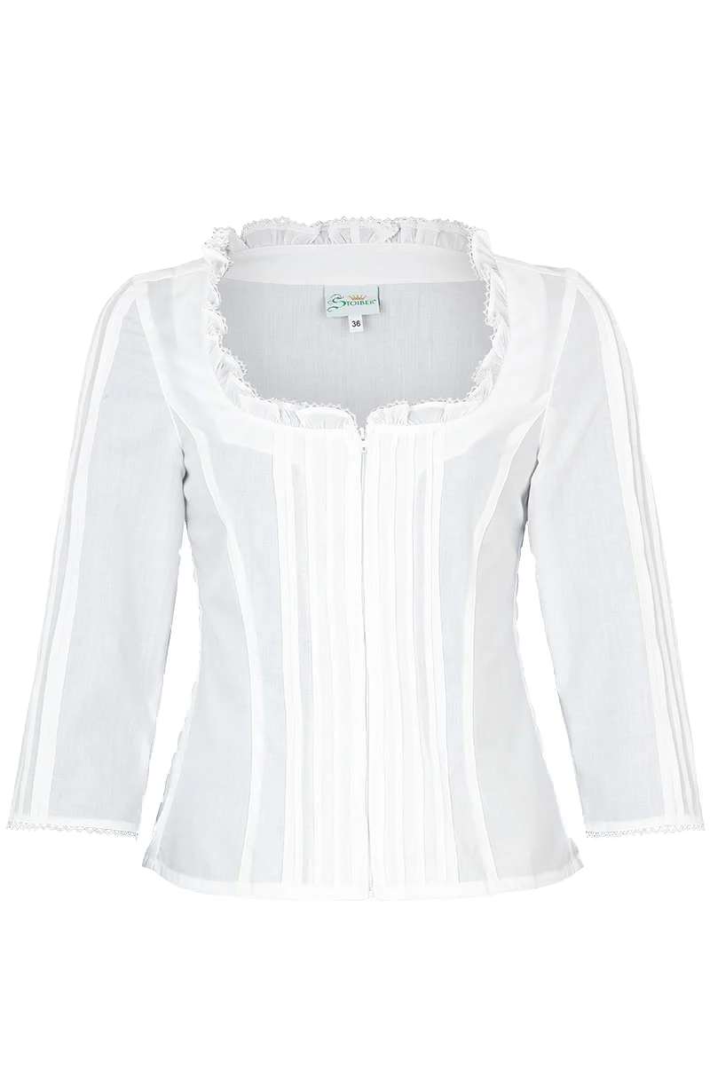 Trachten Mieder-Bluse langarm