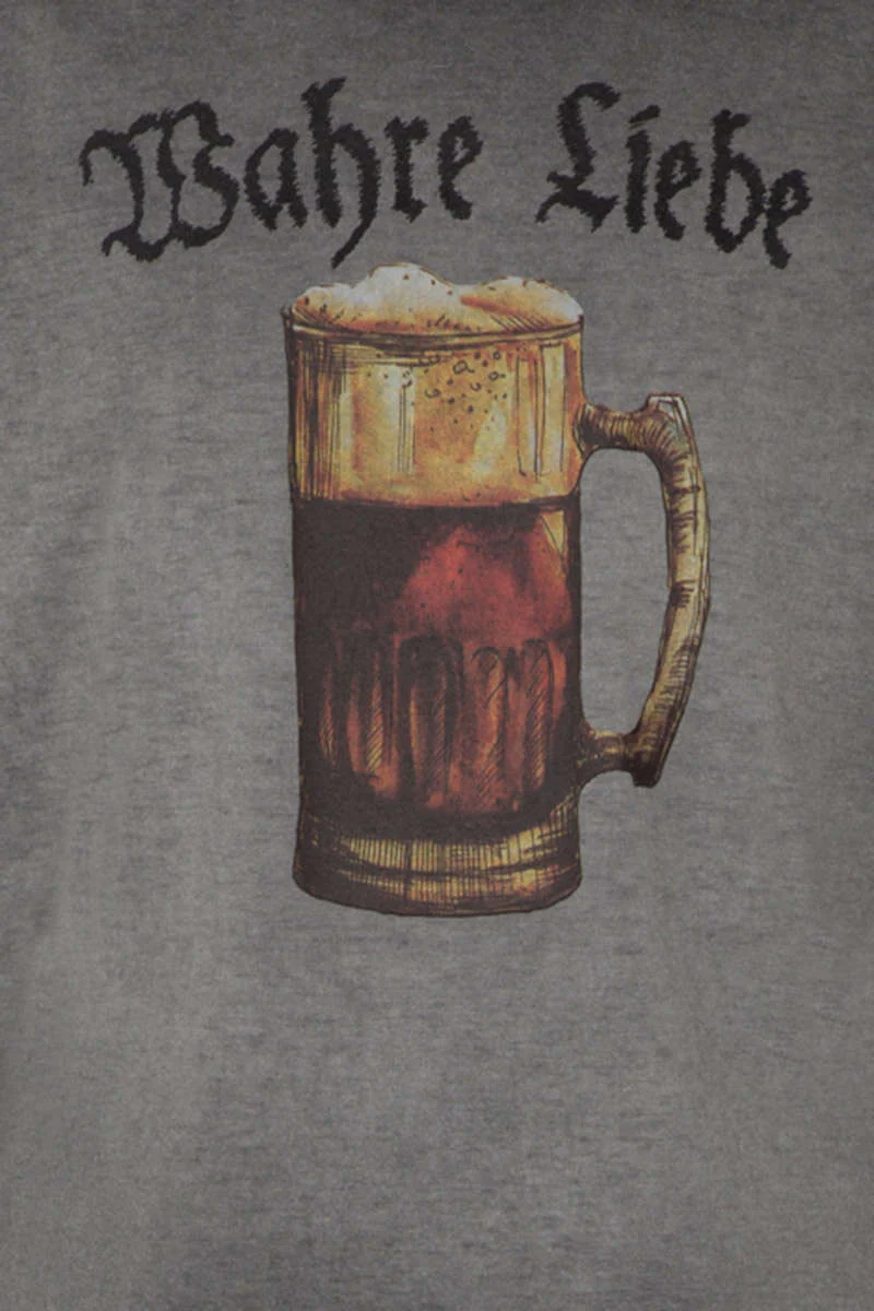 Trachten Herren T-Shirt Biermotiv