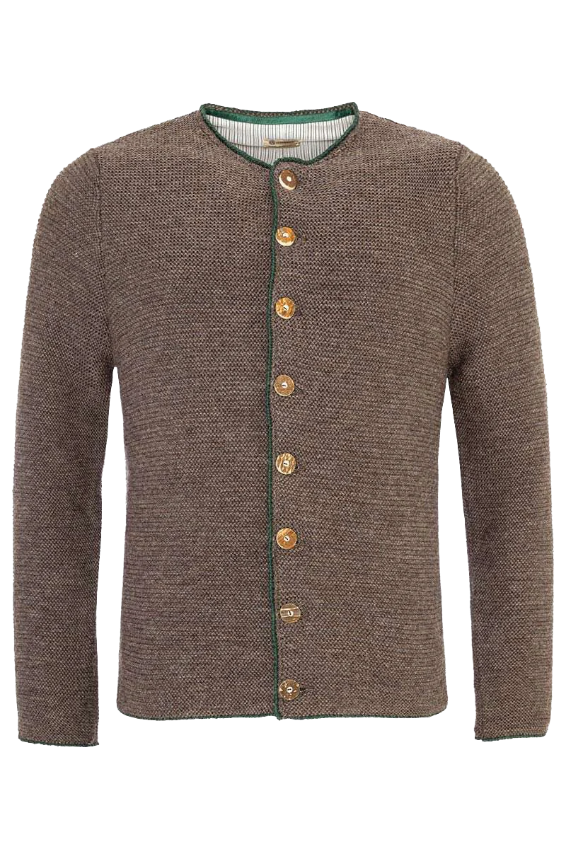 Trachten Herren Strickjacke gefüttert
