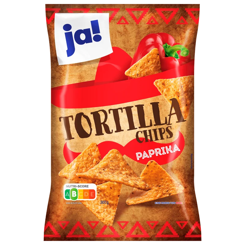 ja! Tortilla Chips Paprika 300g