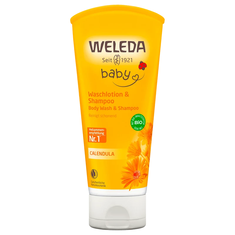 Weleda Baby Waschlotion & Shampoo Calendula 200ml