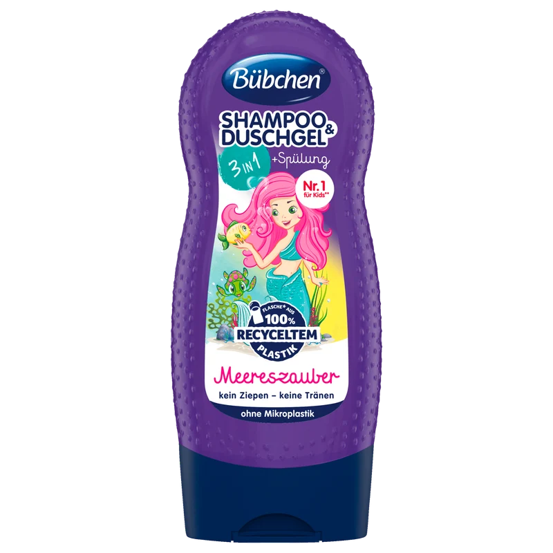 Bübchen 3 in 1 Shampoo & Duschgel + Spülung Meereszauber 230ml