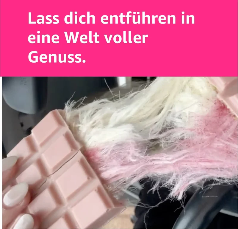 Angel Hair Dubai Schokolade 2.0 - mit Pistazie & Zuckerwatte nach original Rezept -100 gr. Vollmilchschokolade