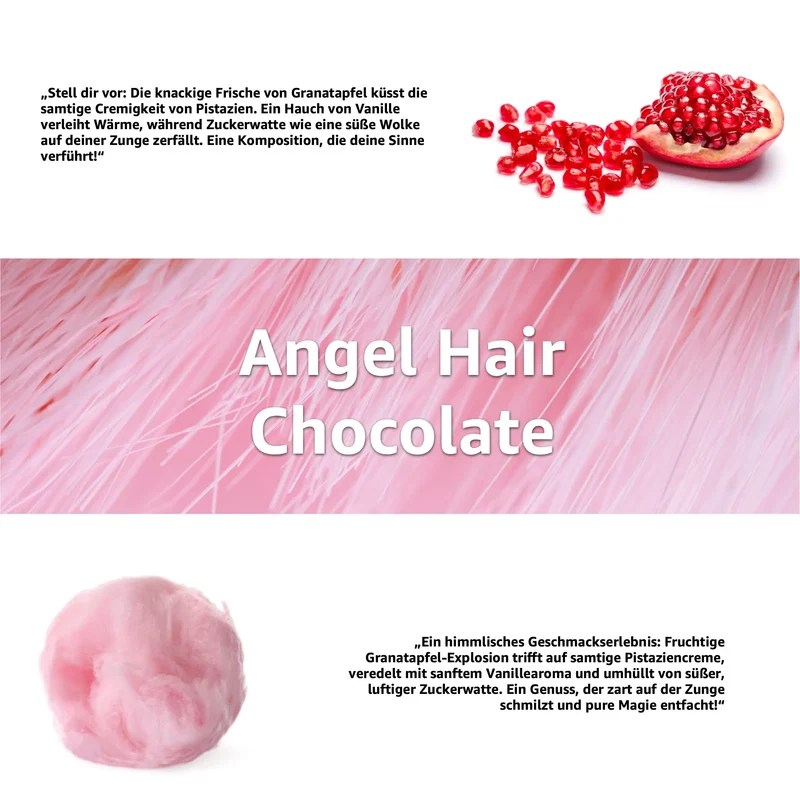 Angel Hair Dubai Schokolade 2.0 - mit Pistazie & Zuckerwatte nach original Rezept -100 gr. Vollmilchschokolade
