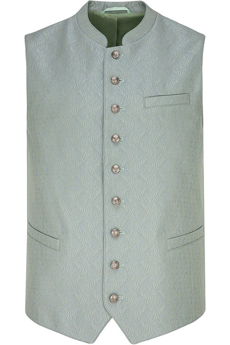 Elegante Herren Trachtenweste mit Jacquardmuster