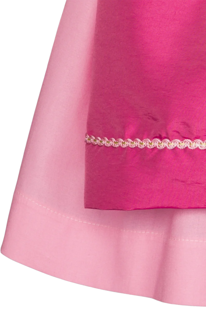 Kinderdirndl floral mit Flügelarm-Dirndlbluse