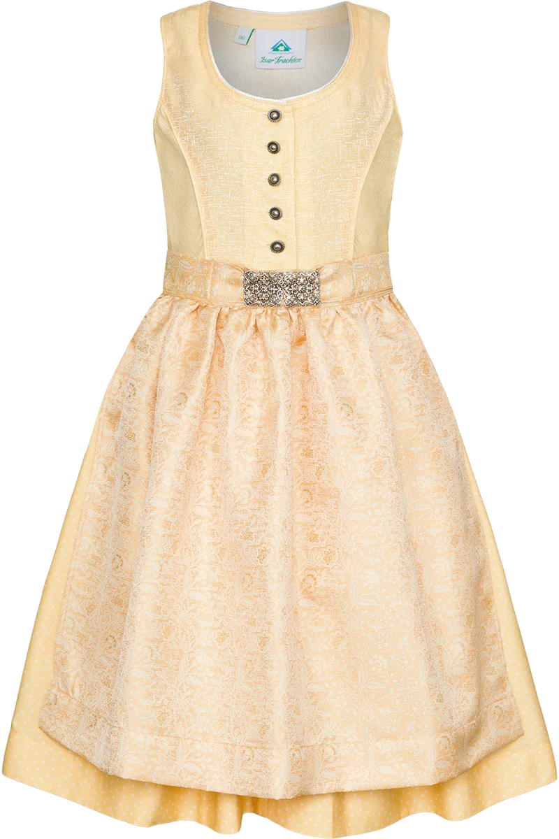 Kinderdirndl festlich mit Broschenschürze