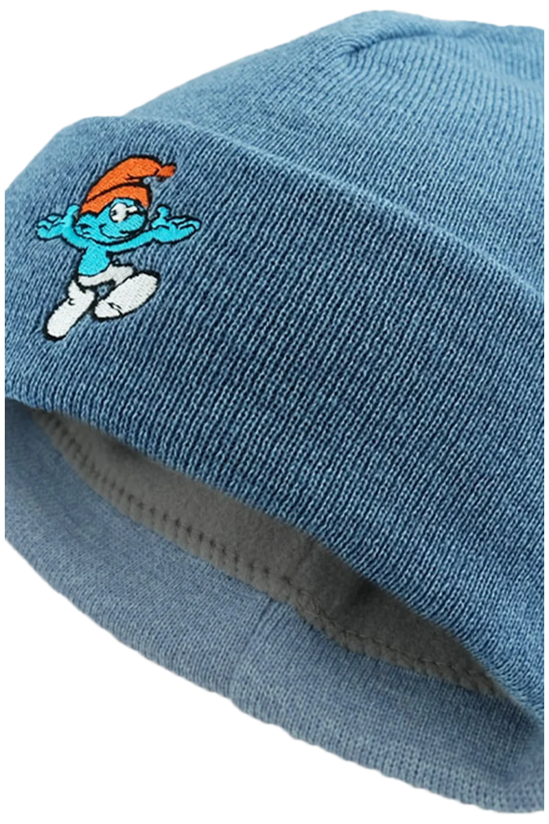 Kinder Strickmütze Schlumpf