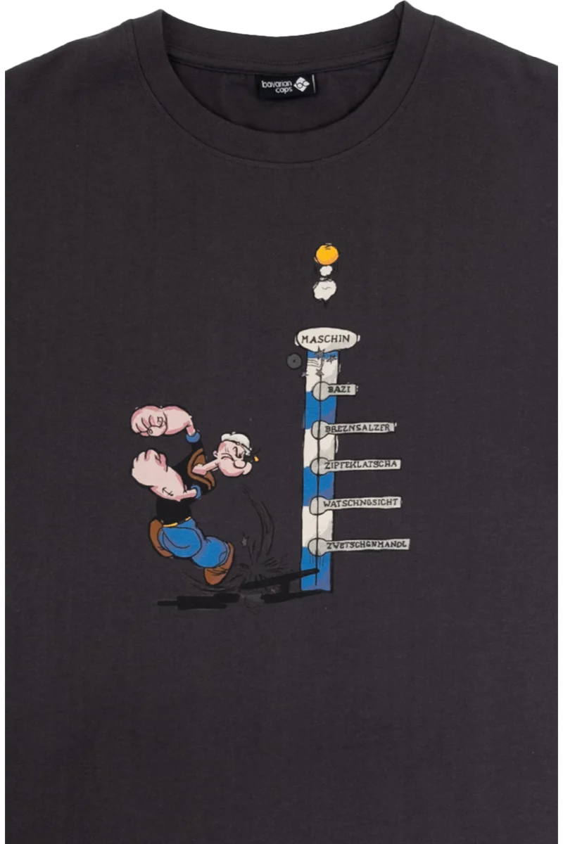 Herren T-Shirt 'Popeye haut den Lukas'