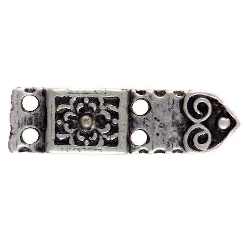 Trachtenapplikation Silberfarben – Metallapplikation TA-90as