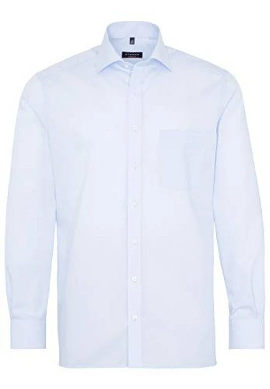 eterna Langarm Hemd Modern Fit Popeline unifarben
