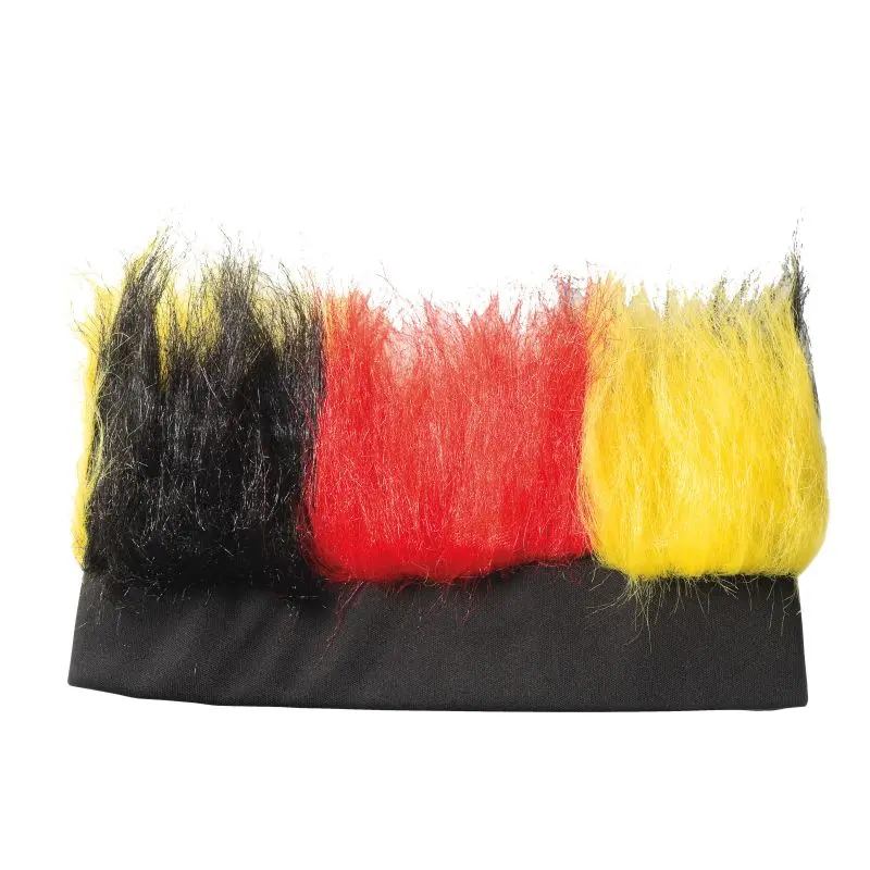 Stirnband Hairy in Deutschland-Farben – Auffälliger Fan-Schmuck