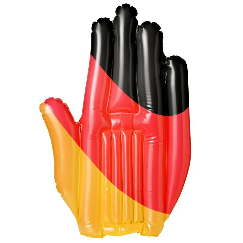 Aufblasbare Winkehand Deutschland – Jubeln in Nationalfarben