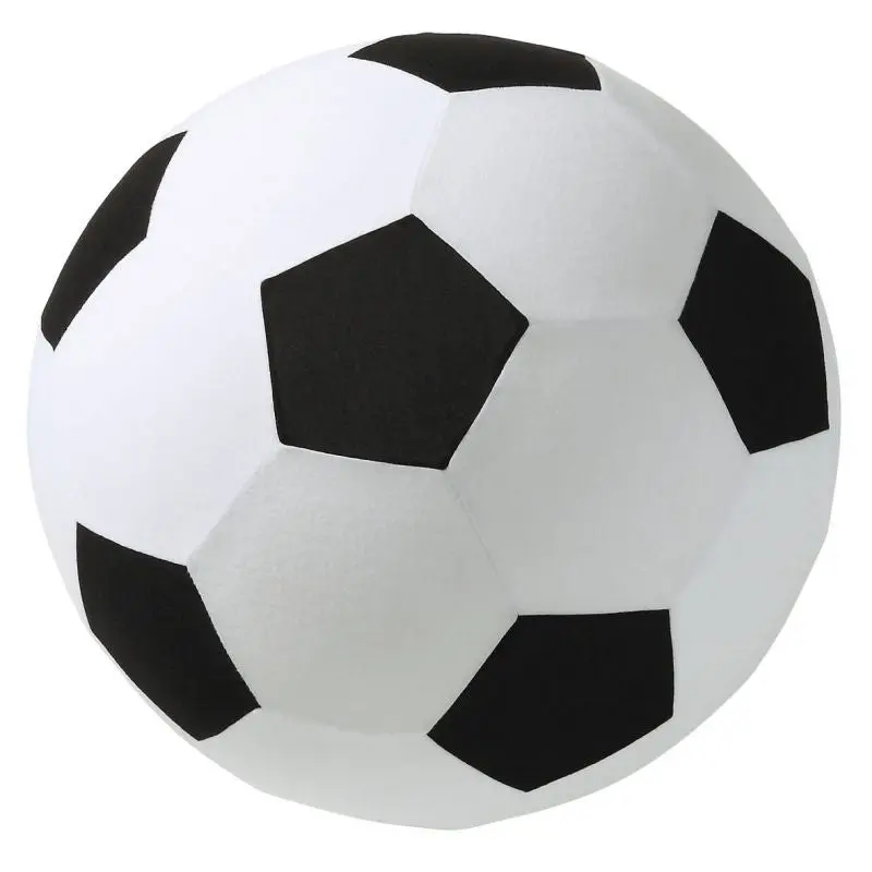 Großer Soft-Touch Spielball in Schwarz-Weiß – Perfekt für Kinder und Training