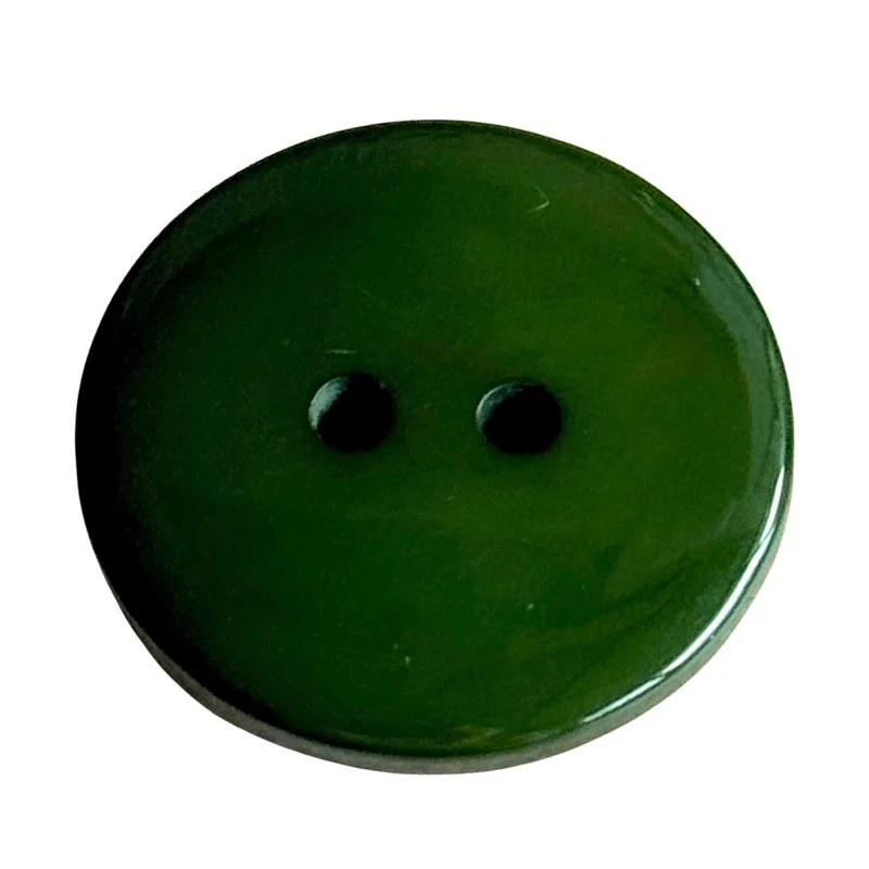 2-Loch Knopf Khaki-Grün – Kunststoffknopf KGR-150
