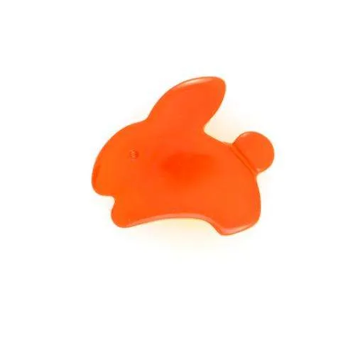 Kinderknopf Hase 14 mm – Kunststoffknopf KK-27OR