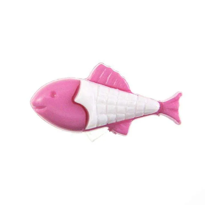 Kinderknopf Fisch Rosa 21 mm – Kunststoffknopf KK-151-ROSA-3
