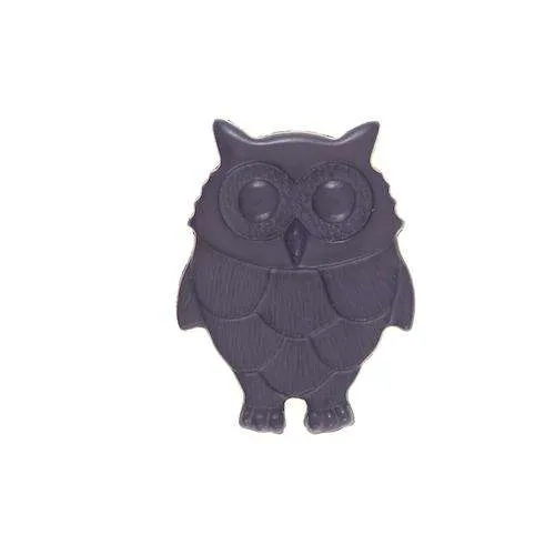 Kinderknopf Tiere Braun 16 mm – Kunststoffknopf KK-33-LILA