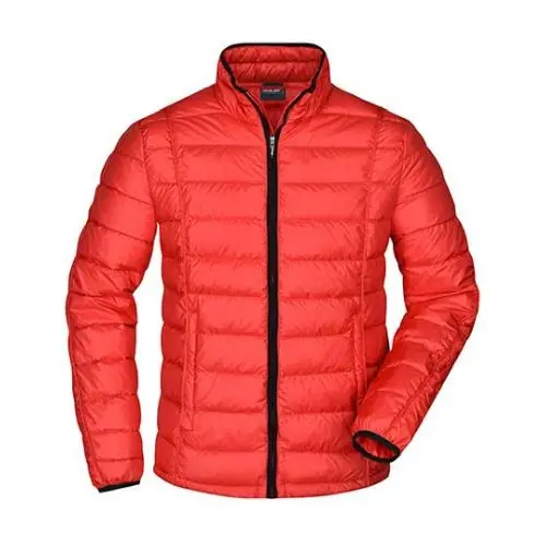 Men's Quilted Down Jacket - Wärmend, Leicht und Atmungsaktiv - Perfekt für kaltes Wetter
