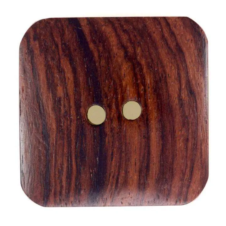 Holzknopf Braun 2-Loch – HK-173-H