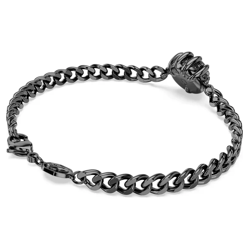 SWAROVSKI Armband Unisex Dragon & Phoenix „Dragon’s Claw“ Ruthenium‑Plated Schwarz 5675844
