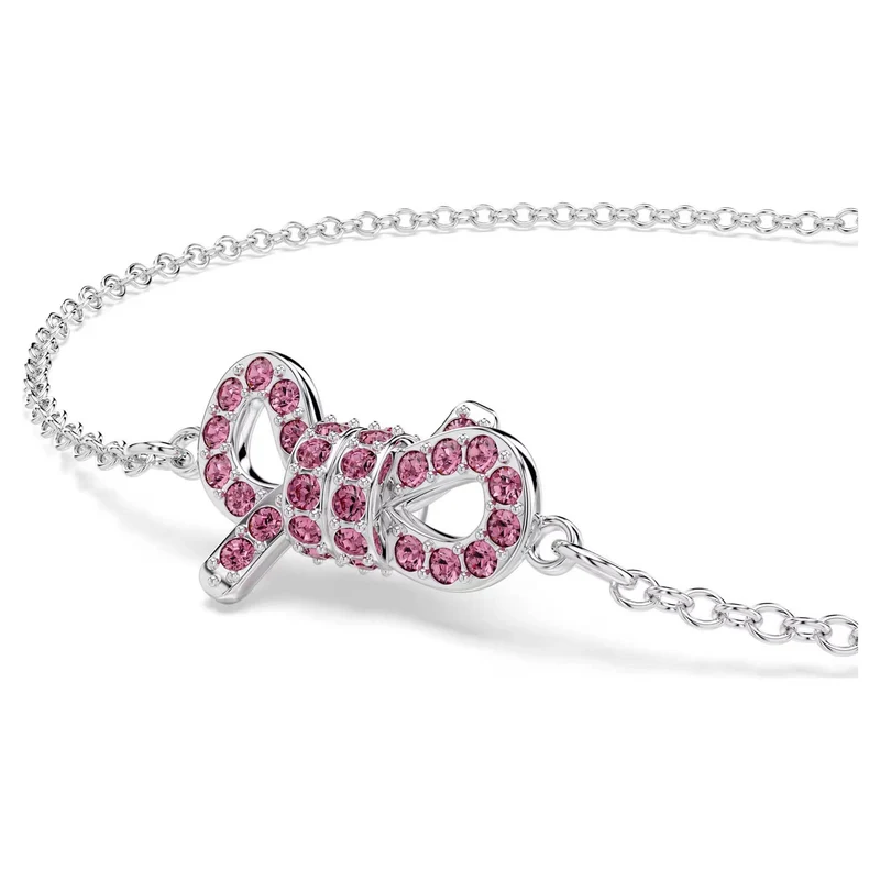 SWAROVSKI Armband Damen Lifelong Bow Schleife Pink Rhodiniert 5723553