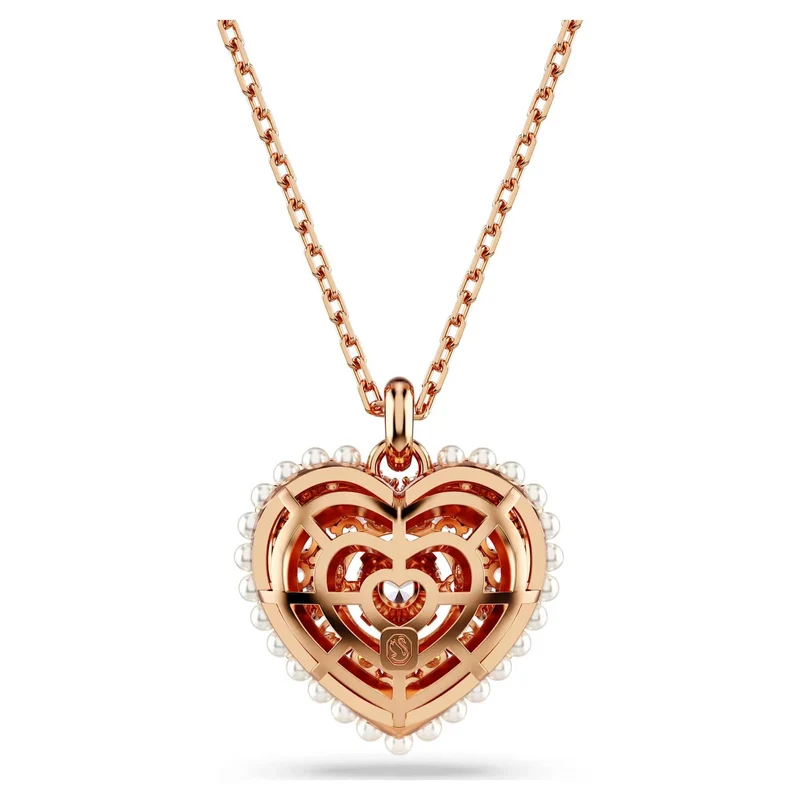 SWAROVSKI Halskette Damen IDYLLIA Heart Weiß/Roségold 5680402