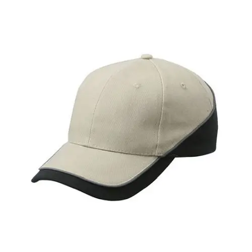 Dynamische 6-Panel Cap mit Turbo Piping, sportlich und modern