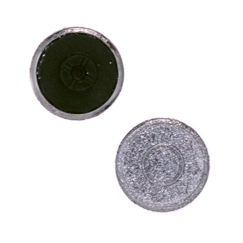 Jeansknopf Sternchen Silber – Metallknopf NJ-42