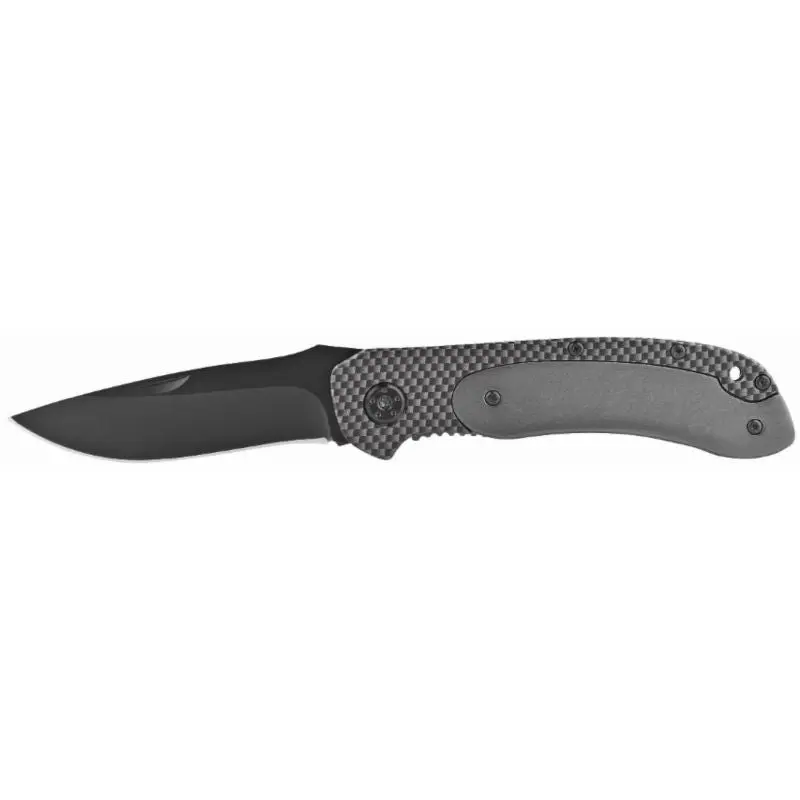 Metmaxx Taschenmesser CarbonHawk - Silber Robustes und vielseitiges Klappmesser für Outdoor und Alltag