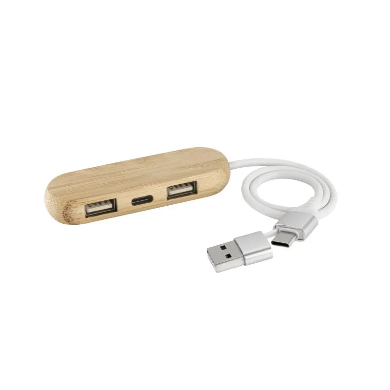 Metmaxx Hub MultiHub&Charge - Braun-Weiß