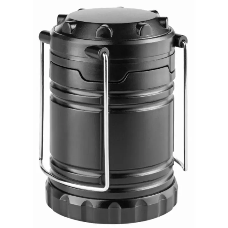 Metmaxx LED MegaBeam Laterne OutdoorBuddyMini - schwarz: Kompakte und leistungsstarke Outdoor-Laterne