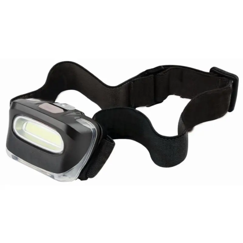 Metmaxx LED MegaBeam 'TopCOB' Kopflampe - Schwarz & Transparent