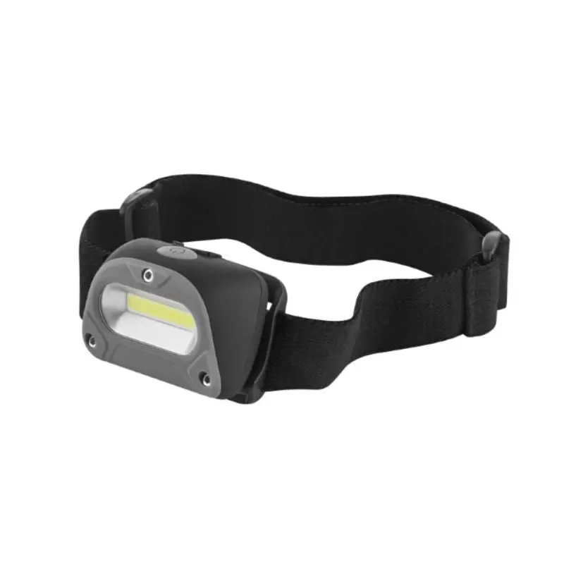 Metmaxx BlackChargeHeadgear LED-Kopflampe – Wiederaufladbar, Schwarz-Grau
