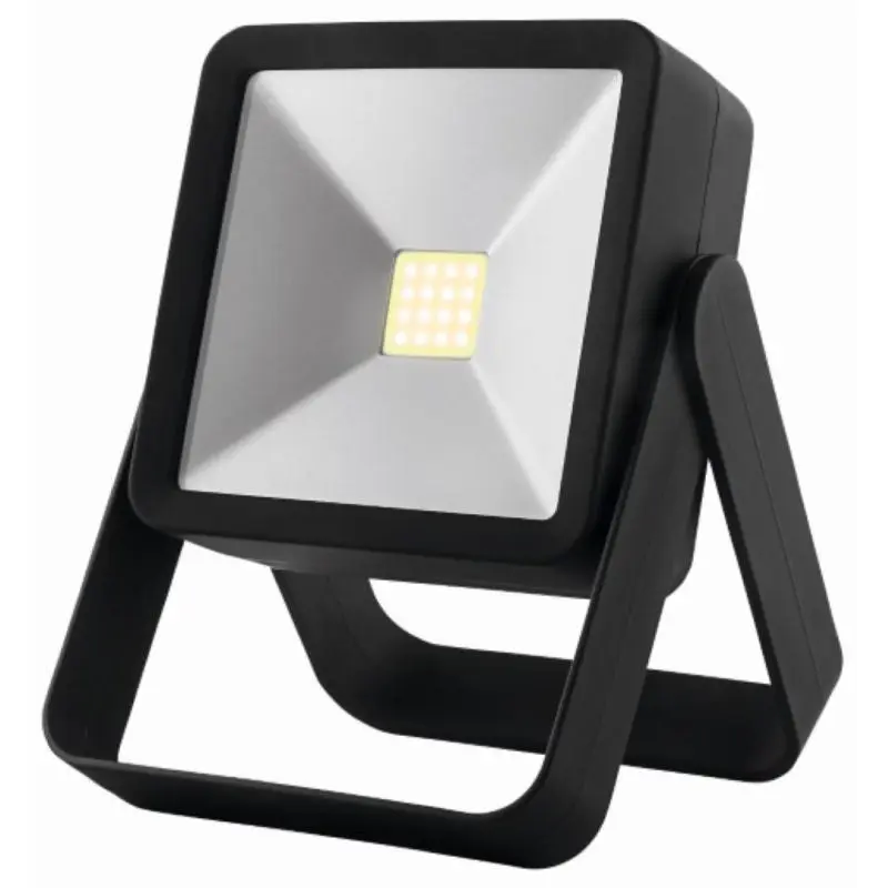 Metmaxx LED MegaBeam TheFlutlichtCOB - Schwarz & Silber - Kraftvolle Beleuchtung