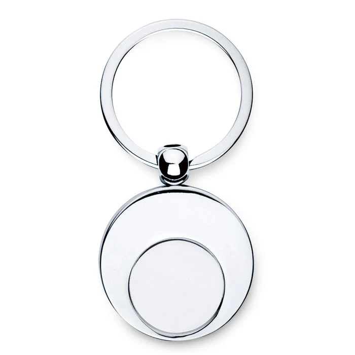 Schlüsselanhänger aus Metall mit Token