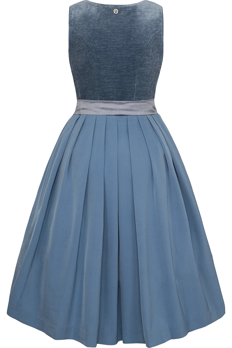 Mittellanges Samtdirndl 70cm mit Stretch