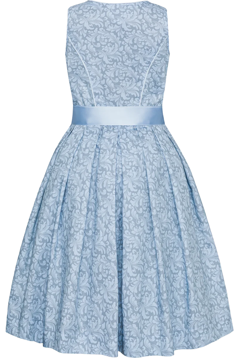 Kinderdirndl aus Baumwolle mit floralem Muster