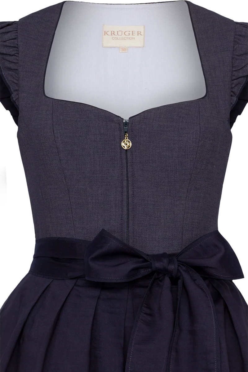 Midi-Dirndl mit Flügelärmel und Stretch